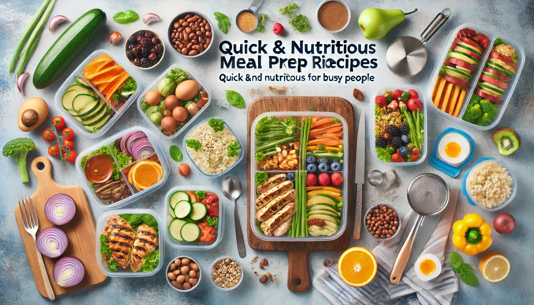 Healthy Meal Prep Recipes: Quick and Nutritious Ideas for Busy People